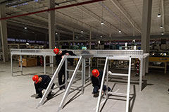 福耀玻璃蘇州工廠車(chē)間設(shè)備踏步走臺(tái)